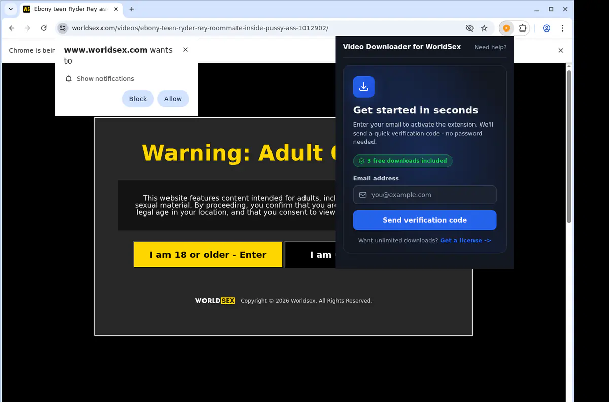 Worldsex Video Downloader screenshot 5